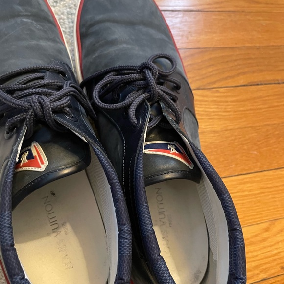 Louis Vuitton blue high tops - Picture 4 of 5